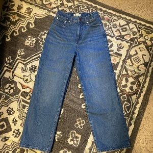 Madewell wide leg jeans